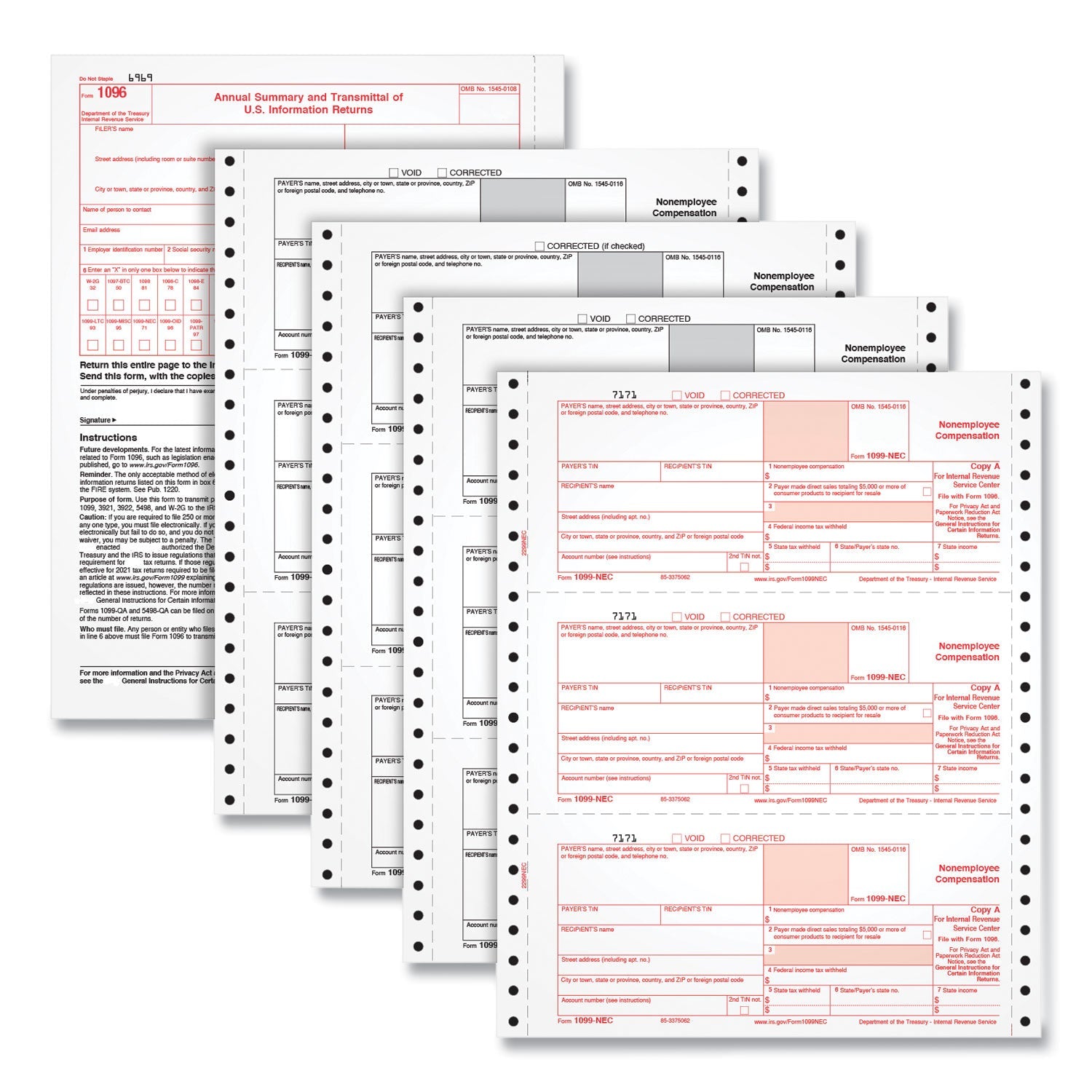 tops-four-part-1099-nec-continuous-tax-forms-num-top2299nec_1